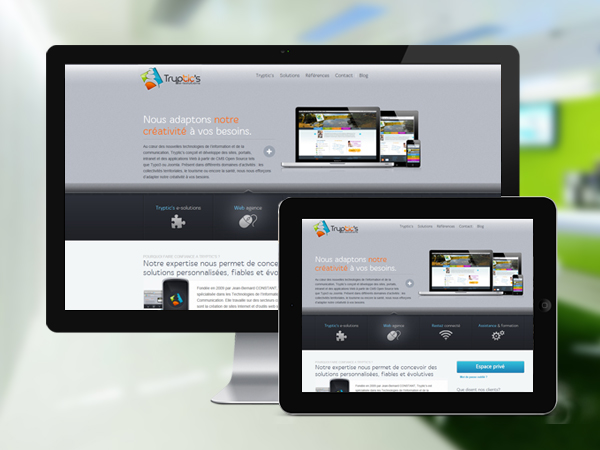 Nouveau site Internet pour tryptic's